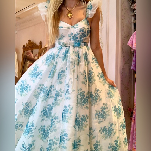 RARE! LoveShackFancy Macron Gown NWT
